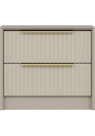 Kale Luxe 2 Çekmeceli Komodin - Kumtaşı