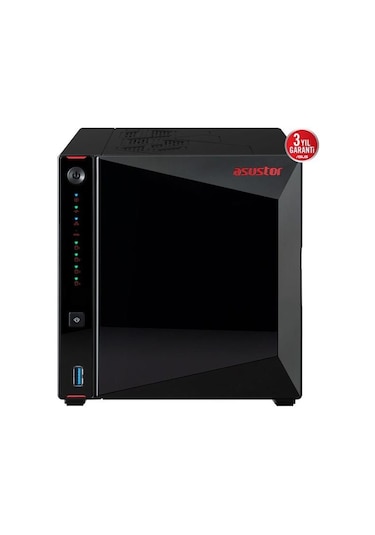 Asustor As5404t-8gb Celeron N5105-8gb Ram-2-diskli Nas Sunucu Disksiz