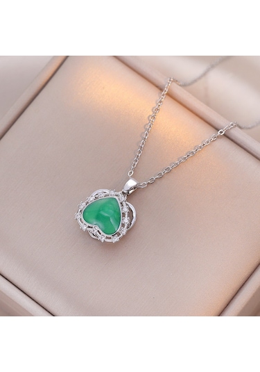 Bayan Kolye: Moda Estetiği Titanyum Çelik Kolye No.243 Çok REnkli