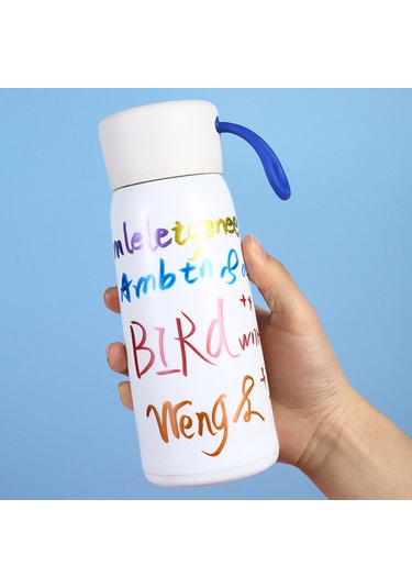 Qingmipy 12 Renkli İki Uçlu Metal Kalem Seti - Çizim, Kontur Çizme Ve Grafik Çalışmaları İçin 1-2mm Uçlar Çok Renkli