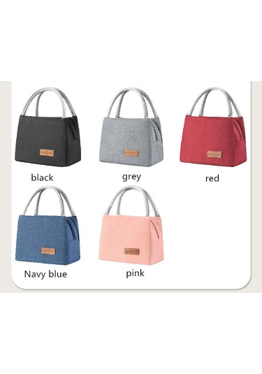 Pazly--ısı Yalıtımlı Taşınabilir Öğle Yemeği Çantası 27x16x19cm Pembe