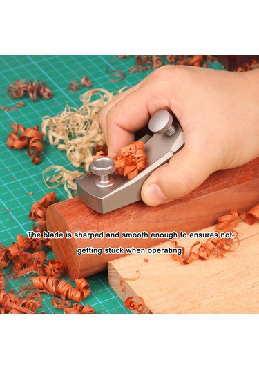 Lemestar "mini Ahşap Planya - Vg10 Çelik Malzeme İle Yüksek Dayanıklı Ve Paslanmaz Dıy Aleti"