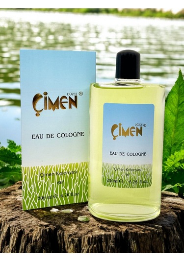 Yassı Cam Şişe Çimen Kolonyası 200 Ml