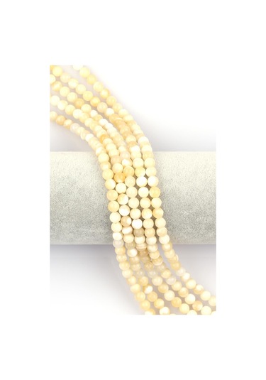 Aragonit Doğal Taş Dizi 6 MM Küre Kesim 66152161 Siyah