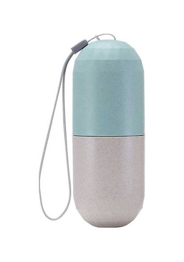 Dancemonkey Haftalık Hap Düzenleyici, Su Geçirmez Seyahat Hap Kutusu Beyaz