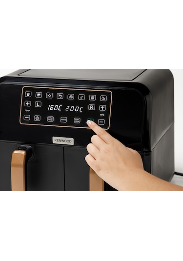 Kenwood HFP70.000BK Dual Air Fryer BK Copper