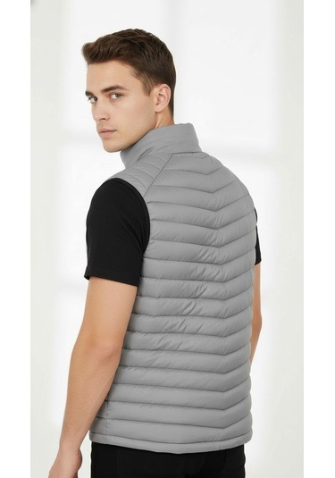 Plus Scorpion Erkek Şişme Mevsimlik Yelek Hafif, Fermuarlı, Şık Ve Rahat S-xxl Antrasit