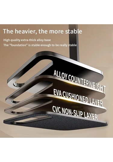 Sones Taşınabilir Vesa Monitör Standı Yüksekliği Ayarlanabilir Döner Masa Montajı 17 İnç Ekranlar İçin Siyah