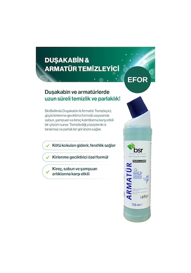 Efor Ef229 Banyo Ve Hassas Yüzeyler İçin 750 Ml