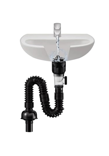 Mutfak Ve Banyo İçin Koku Ve Tıkanma Önleyici Lavabo Gider Borusu