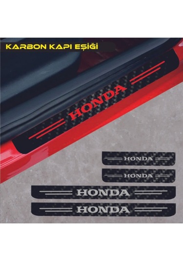 Honda Cr-z Bağaj Ve Kapı Eşiği Karbon Sticker Set