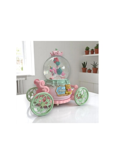 Unicorn Mega Boy Kar Küresi Otomatik Kar Püskürtmeli Işıklı Müzikli
