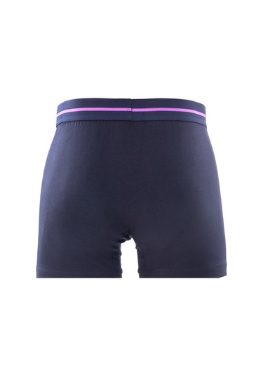 3 Lü Redzone Pamuk / Lycra Lacivert Erkek Boxer