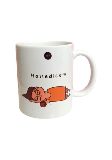 Halledicem Yazılı Baskılı Kupa