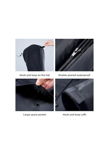 Motosiklet Yağmurluk Rüzgar Geçirmez Yağmur Ceket Yansıtıcı Su