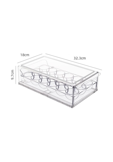 Suntek Kulplu Yumurta Taze Saklama Kutusu Buzdolabı Kiler