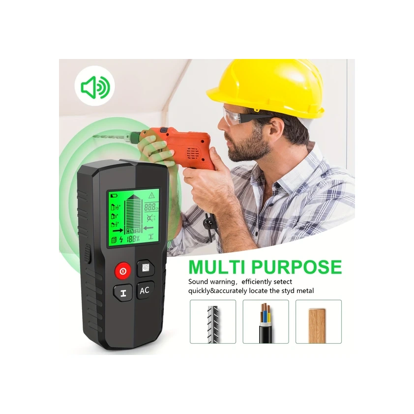 Willowhaven Siyah Vvıa Profesyonel Duvar Tarayıcı - Yüksek Çözünürlüklü Lcd Ekran