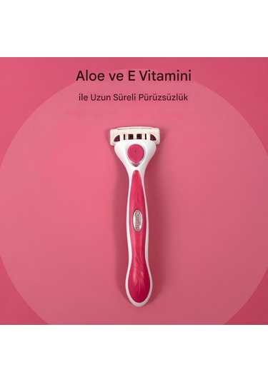 Wilkinson Sword Quattro Sistem Kadın Tıraş Bıçağı Vakumlu Tutma Aparatı İle Birlikte