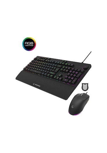 Rampage Eclipse Usb Rgb Q Gaming Klavye Mouse Seti