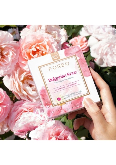 Foreo Ufo Bulgarian Rose Nemlendirici 6'Lı Aktif Maske