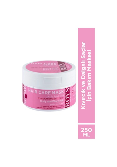 Roys Beauty Kıvırcık Ve Dalgalı Saçlar İçin Bakım Maskesi