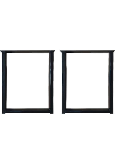 CVTdesign Metal Ayak Masif Kütük Sehpa Bench Bank Ayağı Profil Ayaklar