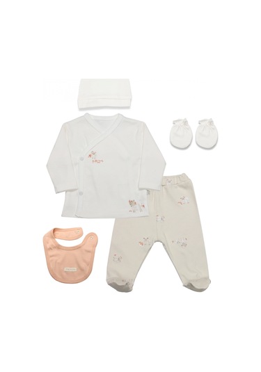 Bistyle 5li Hastane Çıkışı Fluffy And Lovely 12105 Bej Bej