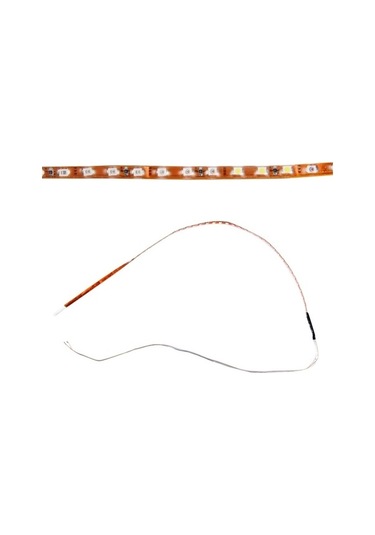 Wondernest Akış Stili 45 Led 3528 Smd Su Geçirmez 90cm Esnek Araba Şerit Işığı, 12v Dekor Yeşil Yeşil Işık