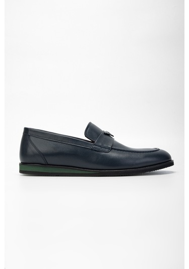 Valmenti Erkek Lacivert Hakiki Deri Casual Ayakkabı 537 3379 Erk Ayk Sk23/24 Lacivert