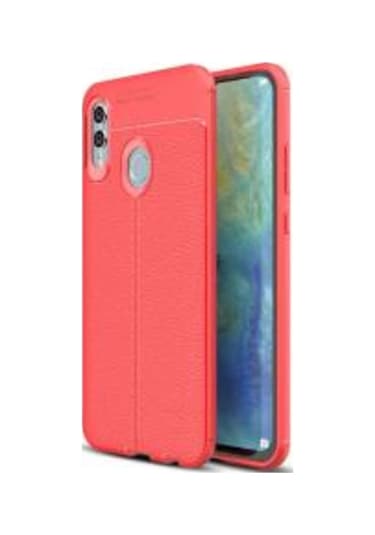 Huawei P Smart 2019 Kılıf Zore Niss Deri Desenli Silikon Kılıf