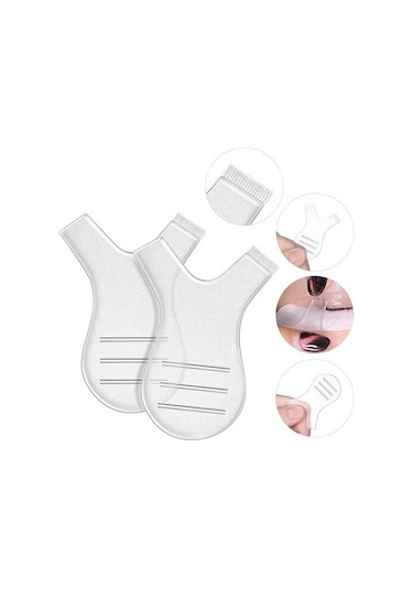 Lifting Tarağı Kirpik Lifting Y Tarak 10 Adet Çok Renkli