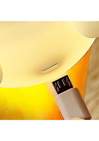 Cbtx Sevimli Köpek Dokunmatik Gece Lambası Yatak Odası Dekorasyon Led Işık Usb Şarj Başucu Musluk Lambası