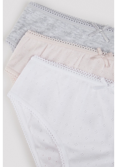 Penti Kız Çocuk Pamuklu 3 lü Slip Külot