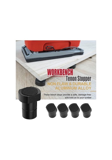 Maiyame Ahşap İşleri Masası İçin Kayma Engeli 20mm Siyah Hızlı Montaj Blokları 5 Adet