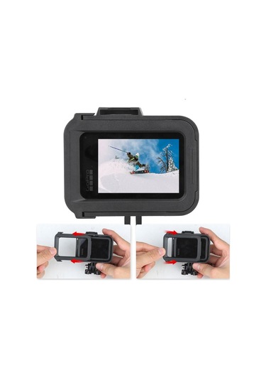 Ayex Hero 8 Plastik Kafes Çerçeve Gopro Hero 8 Uyumlu