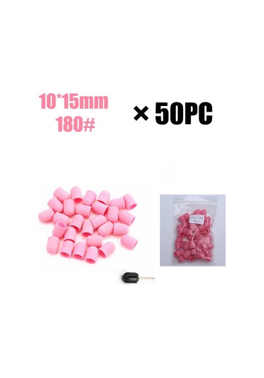 50 Adet Pedikür Bakımı Siyah Zımpara Kapakları Mandrel Pedikür Manikür Ölü Deri Kaldırmak Parlatma Ayak Bakımı Temiz Tırnak Eti Aksesuarları Kraliyet Mavi