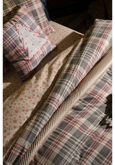 Flanel Nevresim Takımı Wendy Tek Kişilik Krem Krem