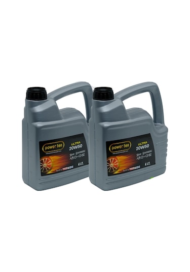 Power Ten 20W-50 Motor Yağı 2 x 4 L
