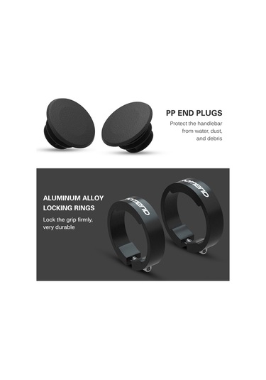 Reedark Bisiklet Gidon Tutacakları - Kaymayan, Ergonomik Ve Hafif Tasarım 130mm/95mm