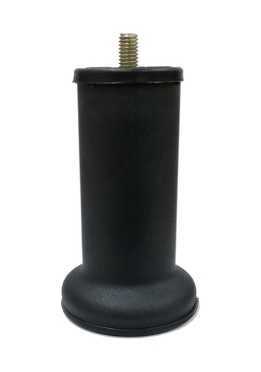 Mobilya Baza Ayağı 12 Cm Texture Siyah M8 Ince Diş