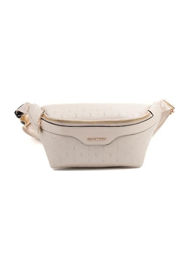 Silver Polo Sp1192 Kadın Bel Çantası Logolu Bej-s.bej