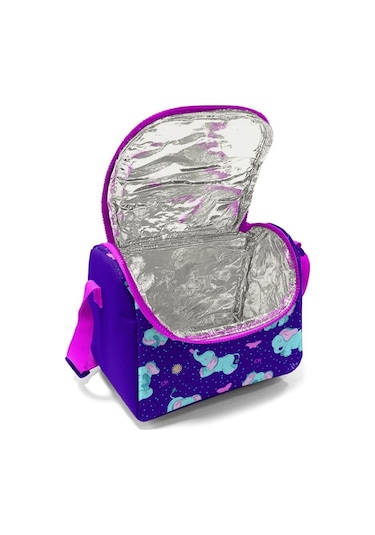 Coral High Kız Çocuk Mor Fil Okul Beslenme Çantası Thermo Yalıtımlı 11824