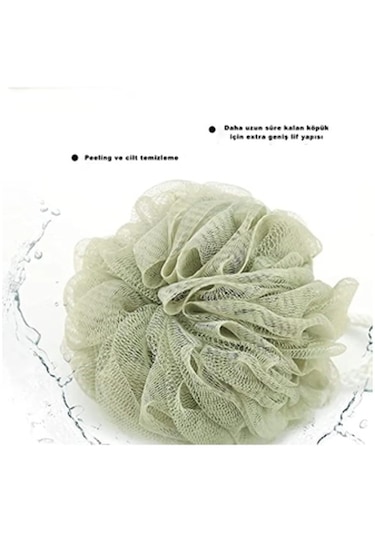 Banyo Lifi Yumuşak Top Lif Naturel Ponpon Banyo Lifi 35 Gr Yumuşak Banyo Lifi Çok Renkli Çok renkli