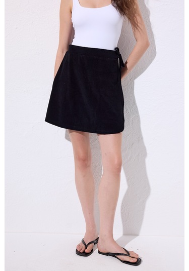 Havlu Pareo Etek Siyah Siyah