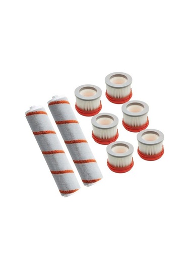 Novahub Hepa Filtre Xiaomi Dreame V9 V9b V10 V8 Xr V10 V11 Kablosuz Süpürgesi Aksesuar Rulo Fırça Kiti Koyu Haki Koyu Haki