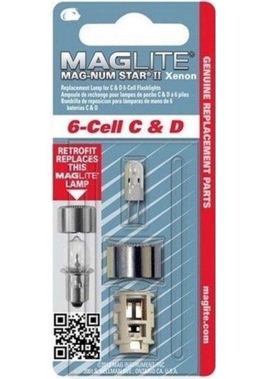 Maglite Magnum Star ii 6 Cell Xenon Ampul Lmxa601 Çok Renkli