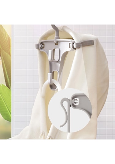 Suntek Balıkçı Açık Taşınabilir Asılı Çamaşır Damla Elbise Askısı Çok Renkli