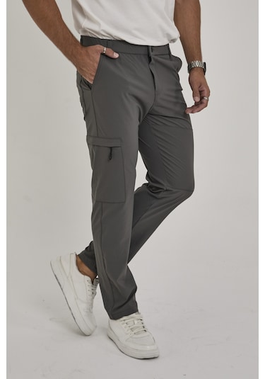 Camp529 Outdoor Tactical Su İticili Likralı Yazlık Erkek Taktik Pantolon Gri