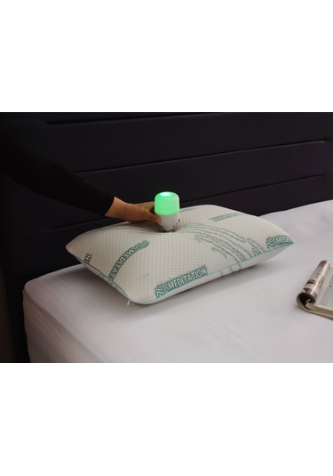 Dinlendirici Anti Statik Tombul Visco Yastık - Stres Azaltan Konforlu Kumaş - Ortopedik Lüx Yastık 1 Adet Çok Renkli