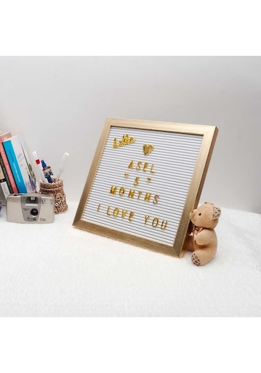 Gold Yazı Panosu Mesaj Tahtası, 121 Harf Karakterli